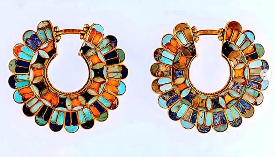 Achaemenid Persian cloisonné jewelry
